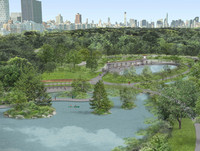 <p>Das nördliche Ende des Central Parks in New York wird im Rahmen eines 150-Millionen-Dollar-Projekts einer vollständigen Umgestaltung unterzogen.</p>