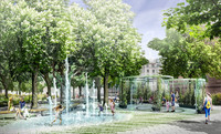 <p>Im Kampf gegen urbane Hitzeinseln laufen in Wien unter coronabedingten Zusatzauflagen die Bauarbeiten im Esterhazypark voran. In dessen Zentrum wird…</p>