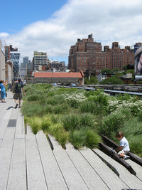 <p>Im Juni 2009 bekam der New Yorker «Central Park» ernsthafte Konkurrenz: den «High Line Park». Wo früher Güterzüge rollten, gehen seither nicht nur die…</p>