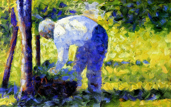 Georges Seurat malte um 1884