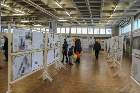 Die Ausstellung der Projektskizzen
